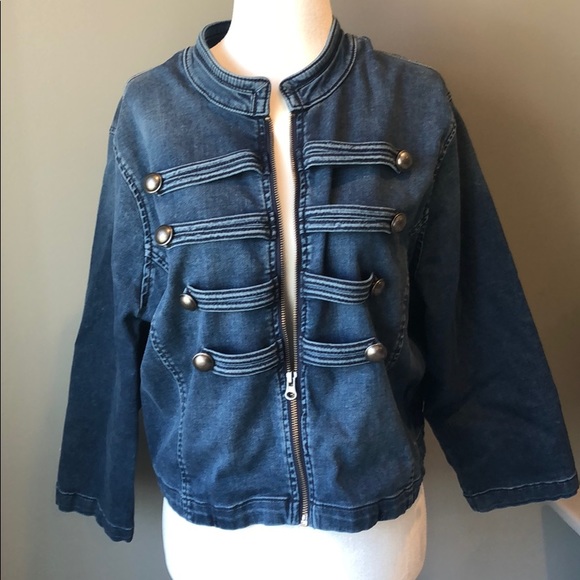 torrid Jackets & Blazers - TORRID Womens Denim Zippered Jean Jacket